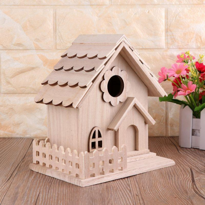 Casa Nido Colgante de Madera para Pájaros de Jardín | prologyc.es | repuestos.prologyc.es
