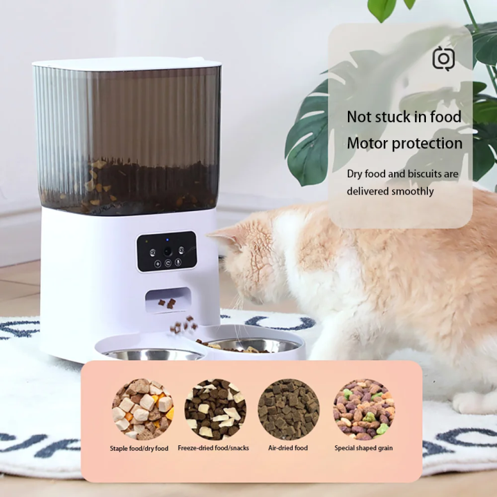 Comedero Automático Inteligente con Cámara para Gatos y Perros | prologyc.es