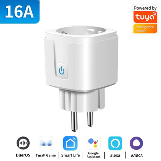 Enchufe Inteligente TUYA WiFi Zigbee 3.0 con Monitor Consumo | repuestos.prologyc.es