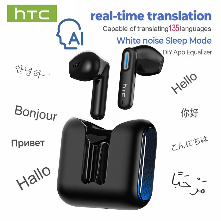 Auriculares HTC NE49 TWS con Traductor IA y Cancelación ENC | prologyc.es | repuestos.prologyc.es