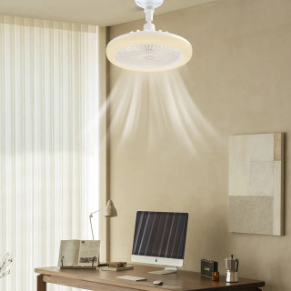 Ventilador de Techo con Luz LED E27 USB y Brazo Flexible | prologyc.es | repuestos.prologyc.es