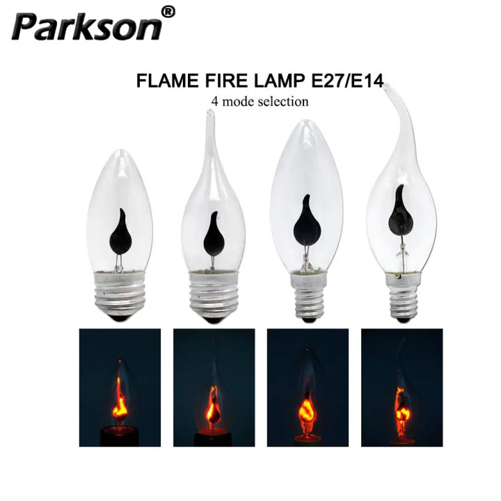 Bombilla LED E27 E14 Efecto Llama Vintage 3W Decorativa Retro | prologyc.es | repuestos.prologyc.es