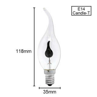 Bombilla LED E27 E14 Efecto Llama Vintage 3W Decorativa Retro | prologyc.es | repuestos.prologyc.es