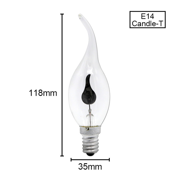 Bombilla LED E27 E14 Efecto Llama Vintage 3W Decorativa Retro | prologyc.es | repuestos.prologyc.es