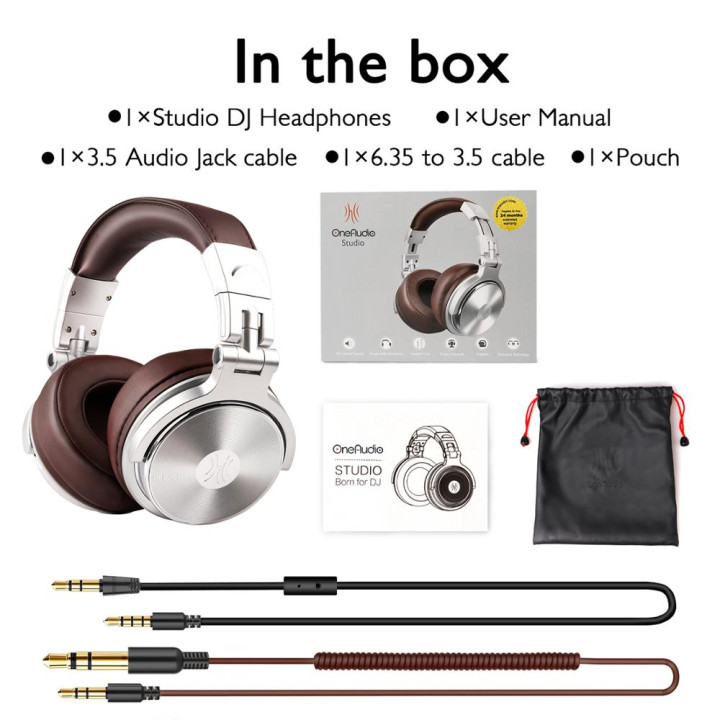 Auriculares OneOdio Pro 30 DJ Estudio HiFi con Micrófono | prologyc.es | repuestos.prologyc.es