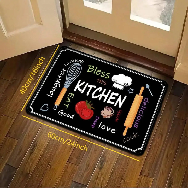 Alfombrilla de Cocina Estampada Antideslizante VIKAMA | prologyc.es | repuestos.prologyc.es