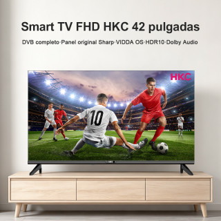 Smart TV HKC 42Q1L 42 Pulgadas Full HD VIDAA HDR10 Dolby Audio | prologyc.es | repuestos.prologyc.es