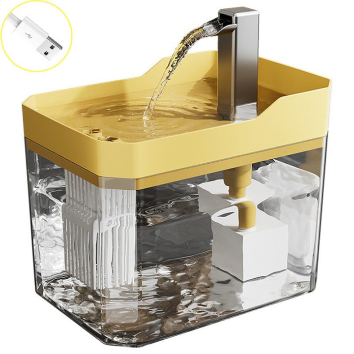 Fuente de Agua USB para Gatos con Filtro Automático y Bomba de Recirculación | prologyc.es | repuestos.prologyc.es