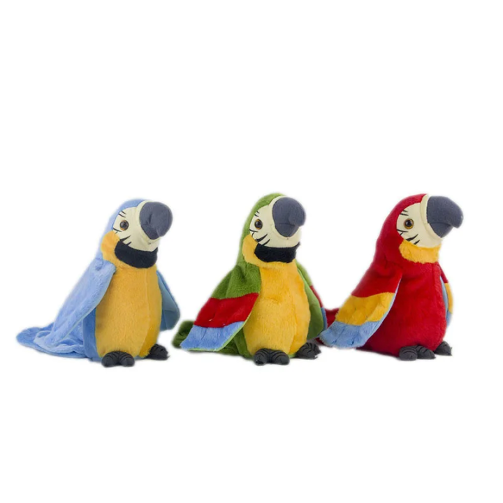 Loro Parlante Repetidor de Voz de Peluche Guacamayo Interactivo | prologyc.es | repuestos.prologyc.es