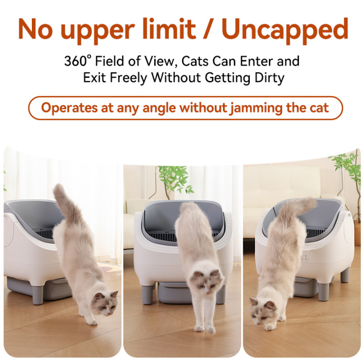 Caja de Arena Automática Autolimpiable para Gatos con WiFi y Sensor Inteligente | prologyc.es | repuestos.prologyc.es