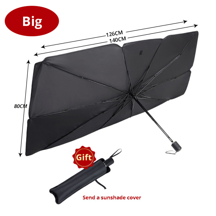 Parasol Plegable Tipo Sombrilla para Parabrisas de Coche con Protección UV | prologyc.es | repuestos.prologyc.es