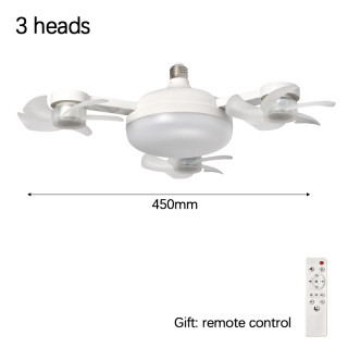 Lámpara Ventilador LED E27 50W 60W con Control Remoto y Luz Regulable | prologyc.es | repuestos.prologyc.es
