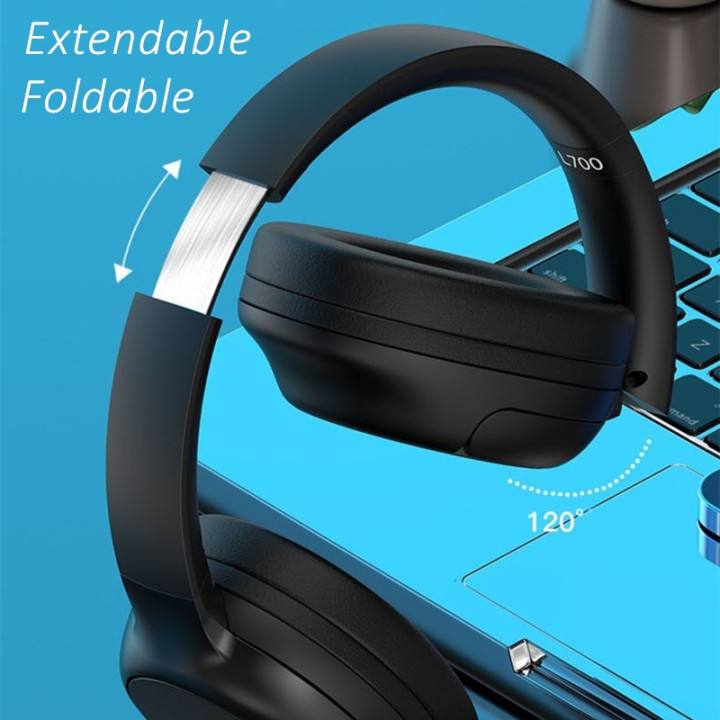 Auriculares Bluetooth L700 Plegables con Micrófono, Sonido HiFi y Graves Potentes | prologyc.es | repuestos.prologyc.es