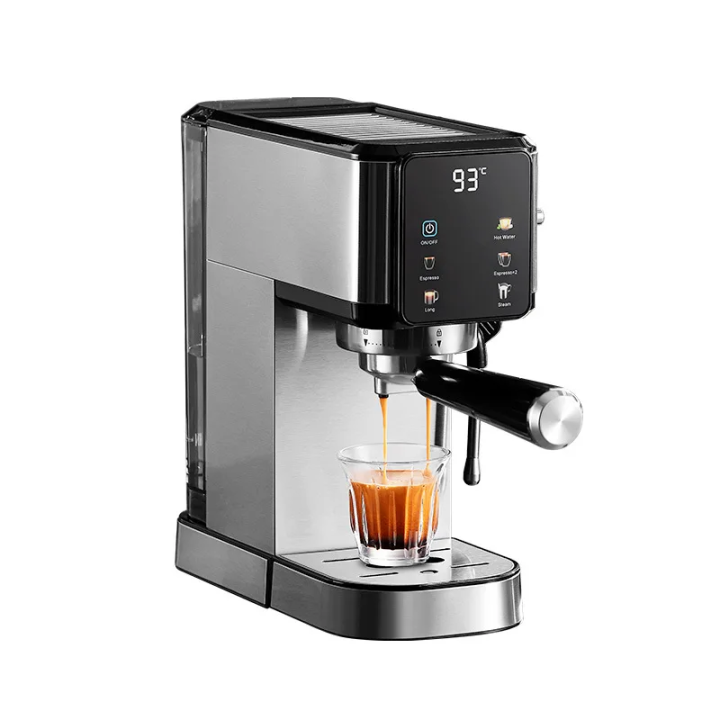 Cafetera Espresso 20 Bares con Pantalla Táctil, Espumador de Leche y Acero Inoxidable | prologyc.es | repuestos.prologyc.es