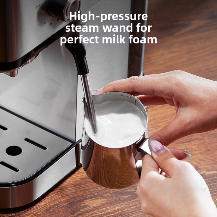 Cafetera Espresso 20 Bares con Pantalla Táctil, Espumador de Leche y Acero Inoxidable | prologyc.es | repuestos.prologyc.es