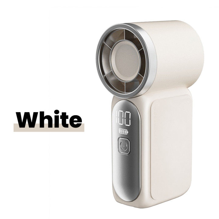 Mini Ventilador Portátil Recargable USB-C con Pantalla Digital y 5 Velocidades | prologyc.es | repuestos.prologyc.es