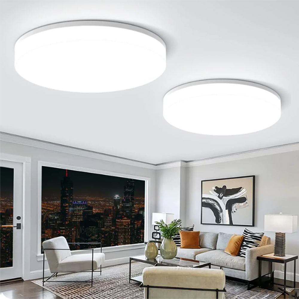 Lámpara de Techo LED Redonda Ultrafina 18W, 24W, 36W y 48W para Dormitorio y Hogar | prologyc.es | repuestos.prologyc.es