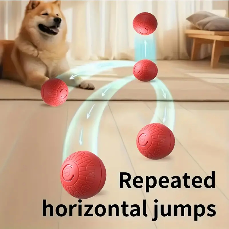 Pelota Inteligente Interactiva para Perros Recargable por USB con Movimiento Automático | prologyc.es | repuestos.prologyc.es