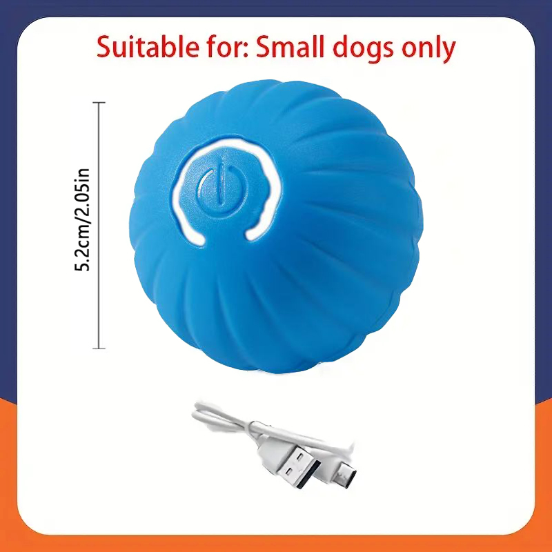 Pelota Inteligente Interactiva para Perros Recargable por USB con Movimiento Automático | prologyc.es | repuestos.prologyc.es