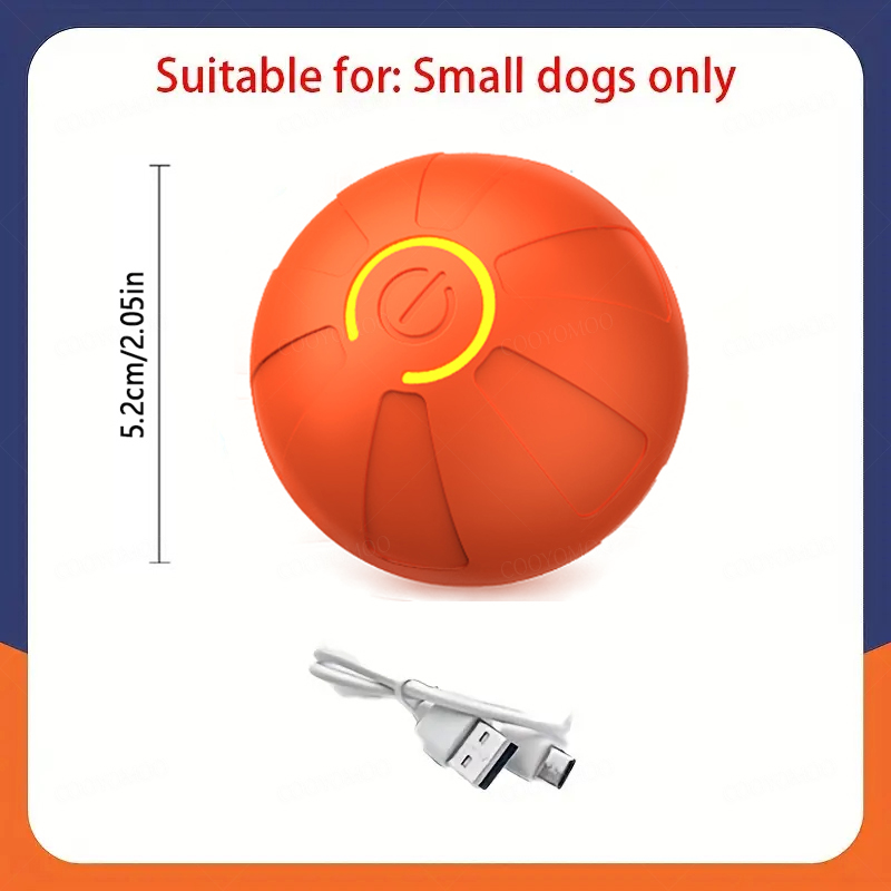 Pelota Inteligente Interactiva para Perros Recargable por USB con Movimiento Automático | prologyc.es | repuestos.prologyc.es