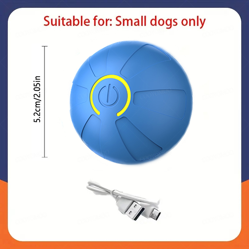 Pelota Inteligente Interactiva para Perros Recargable por USB con Movimiento Automático | prologyc.es | repuestos.prologyc.es