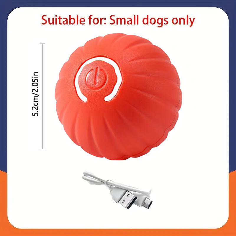Pelota Inteligente Interactiva para Perros Recargable por USB con Movimiento Automático | prologyc.es | repuestos.prologyc.es