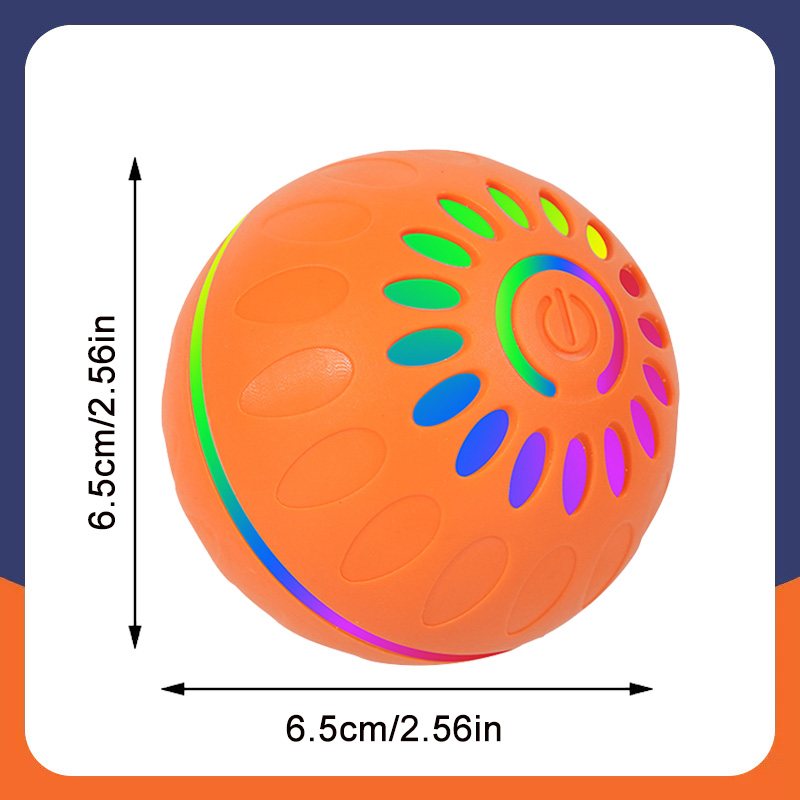 Pelota Inteligente Interactiva para Perros Recargable por USB con Movimiento Automático | prologyc.es | repuestos.prologyc.es