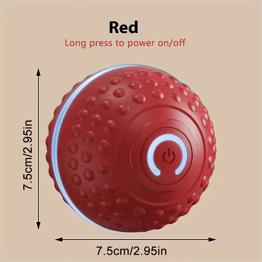 Pelota Inteligente Interactiva para Perros Recargable por USB con Movimiento Automático | prologyc.es | repuestos.prologyc.es