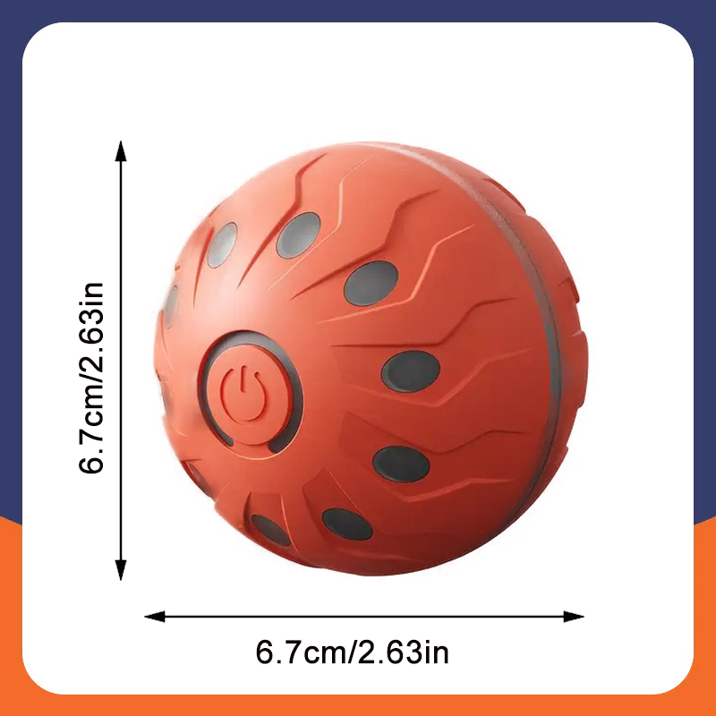 Pelota Inteligente Interactiva para Perros Recargable por USB con Movimiento Automático | prologyc.es | repuestos.prologyc.es