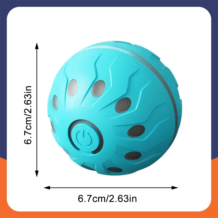 Pelota Inteligente Interactiva para Perros Recargable por USB con Movimiento Automático | prologyc.es | repuestos.prologyc.es