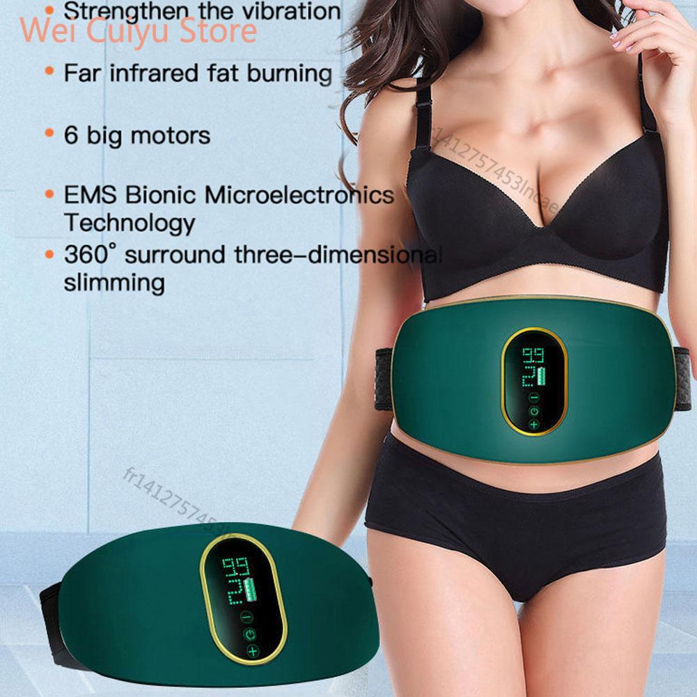 Estimulador Muscular Eléctrico EMS para Abdomen con Cinturón Ajustable Recargable por USB | prologyc.es | repuestos.prologyc.es