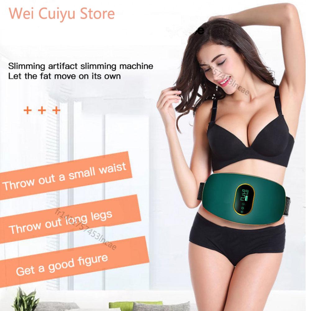 Estimulador Muscular Eléctrico EMS para Abdomen con Cinturón Ajustable Recargable por USB | prologyc.es | repuestos.prologyc.es