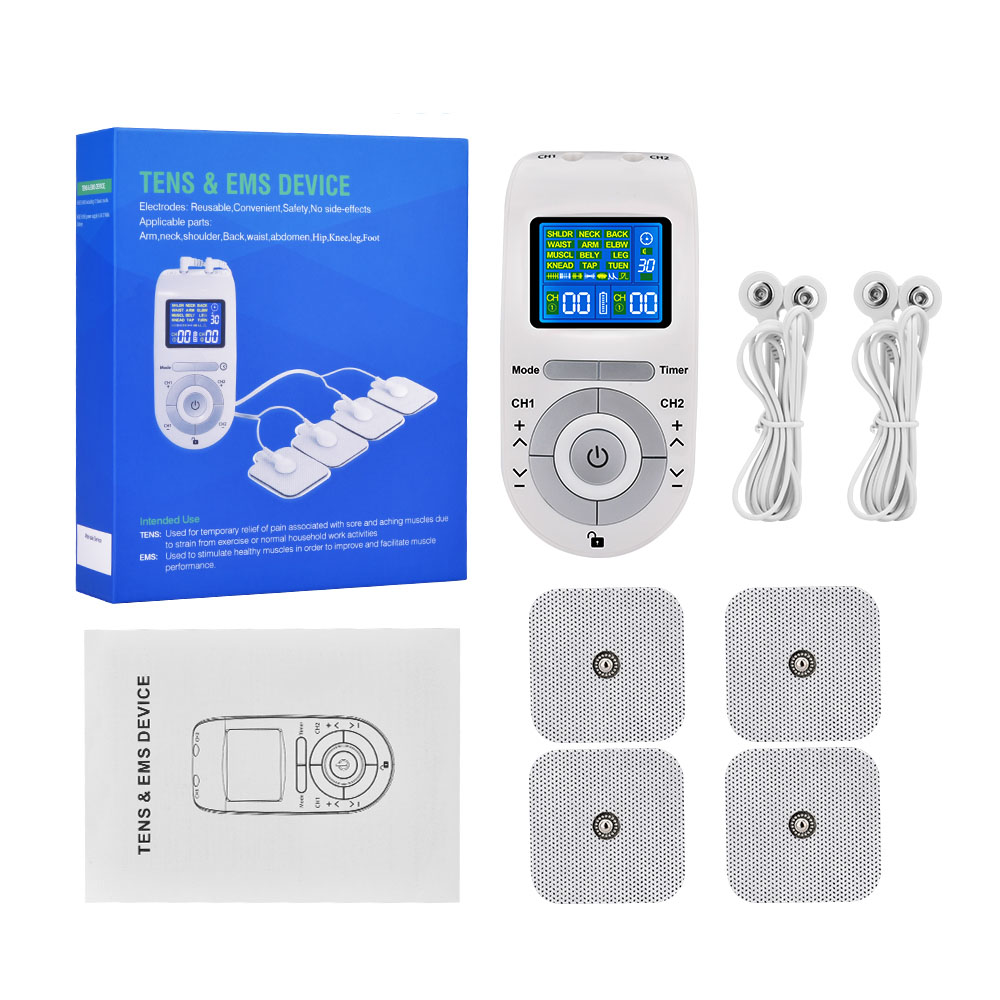 Electroestimulador Muscular TENS y EMS de 12 Modos con 40 Niveles de Intensidad | prologyc.es | repuestos.prologyc.es