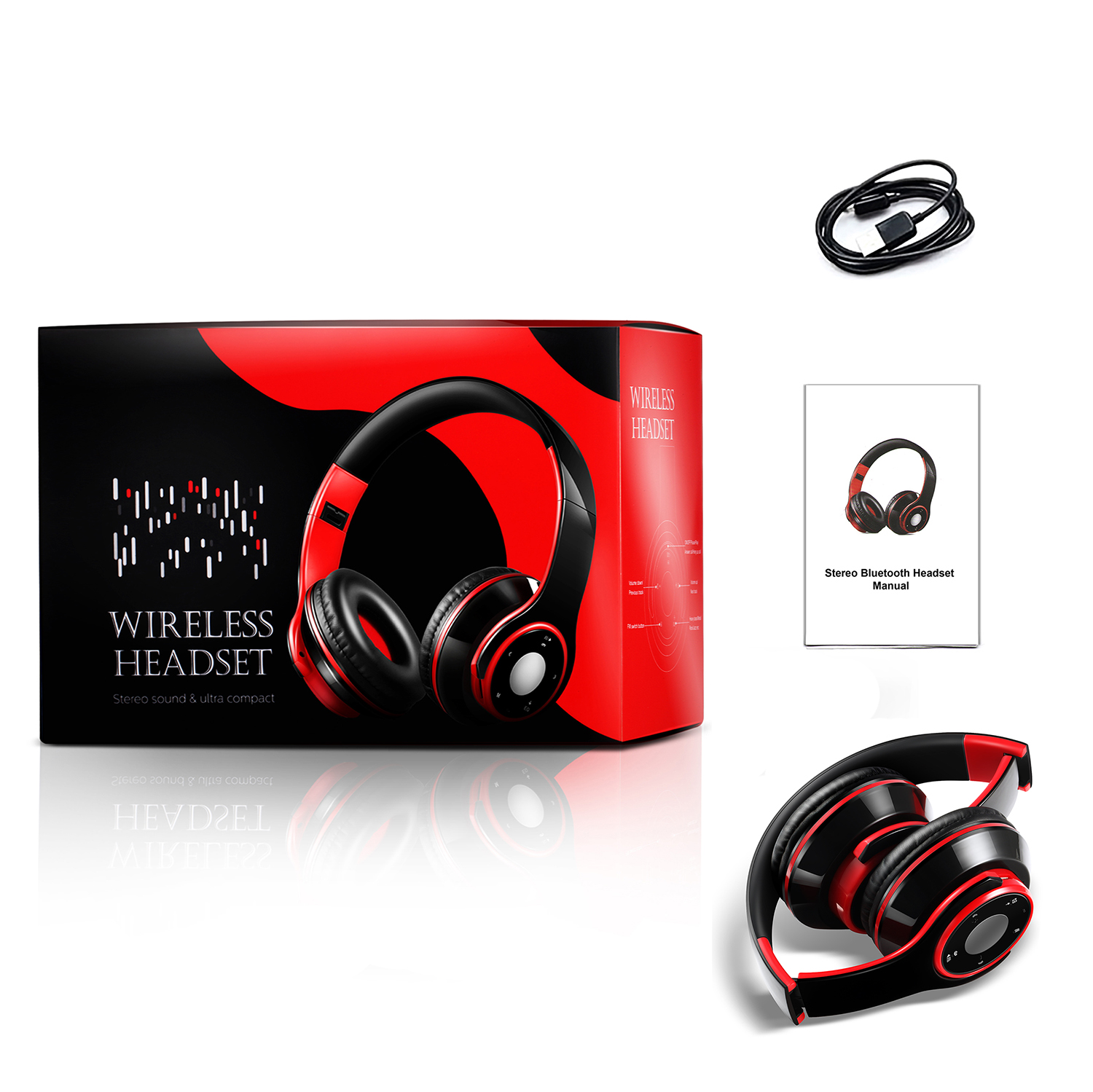 Auriculares Inalámbricos Bluetooth 5.3 Plegables con Reproductor MP3 Integrado | prologyc.es | repuestos.prologyc.es