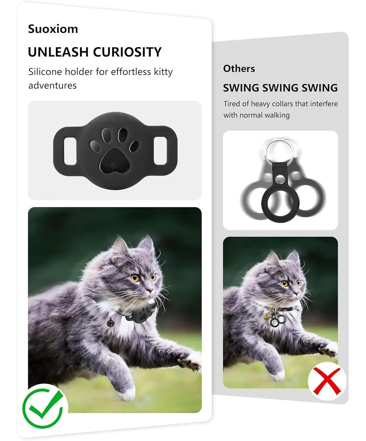Rastreador Bluetooth para Mascotas Compatible con Google Find My Android | prologyc.es | repuestos.prologyc.es