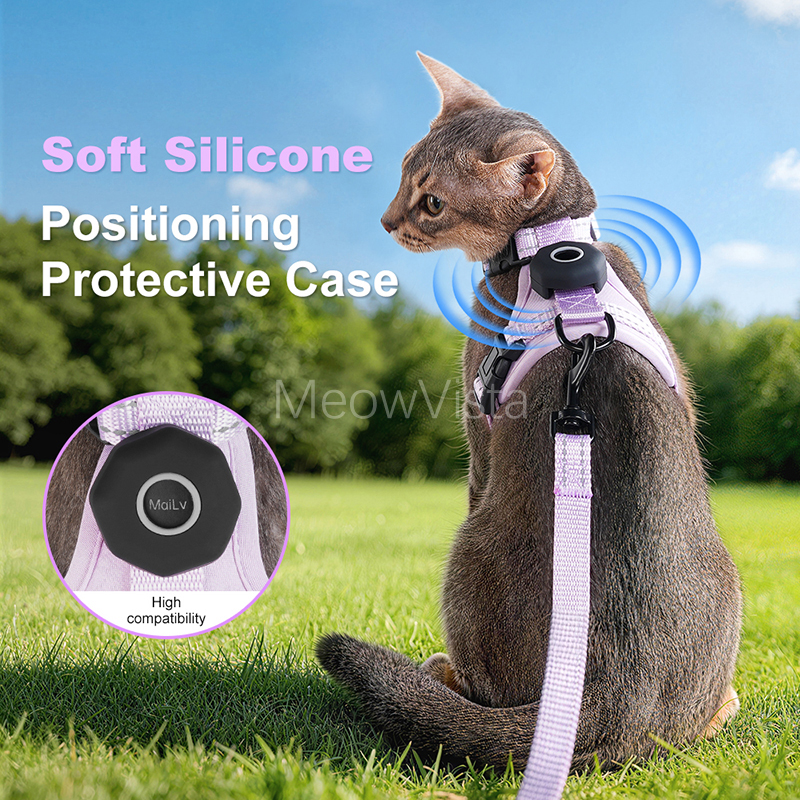 Arnés Antiescape para Gatos con Soporte para AirTag Ajustable y Reflectante | prologyc.es | repuestos.prologyc.es