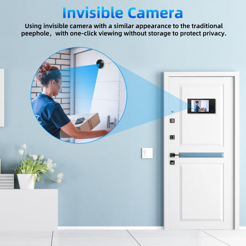 Mirilla Digital Inteligente con Cámara, Timbre y Pantalla HD de 3,5 Pulgadas 120° | prologyc.es | repuestos.prologyc.es