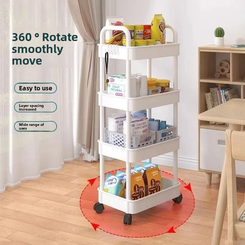 Estante de Almacenamiento para Cocina de 5 Capas con Ruedas Multifunción | prologyc.es | repuestos.prologyc.es