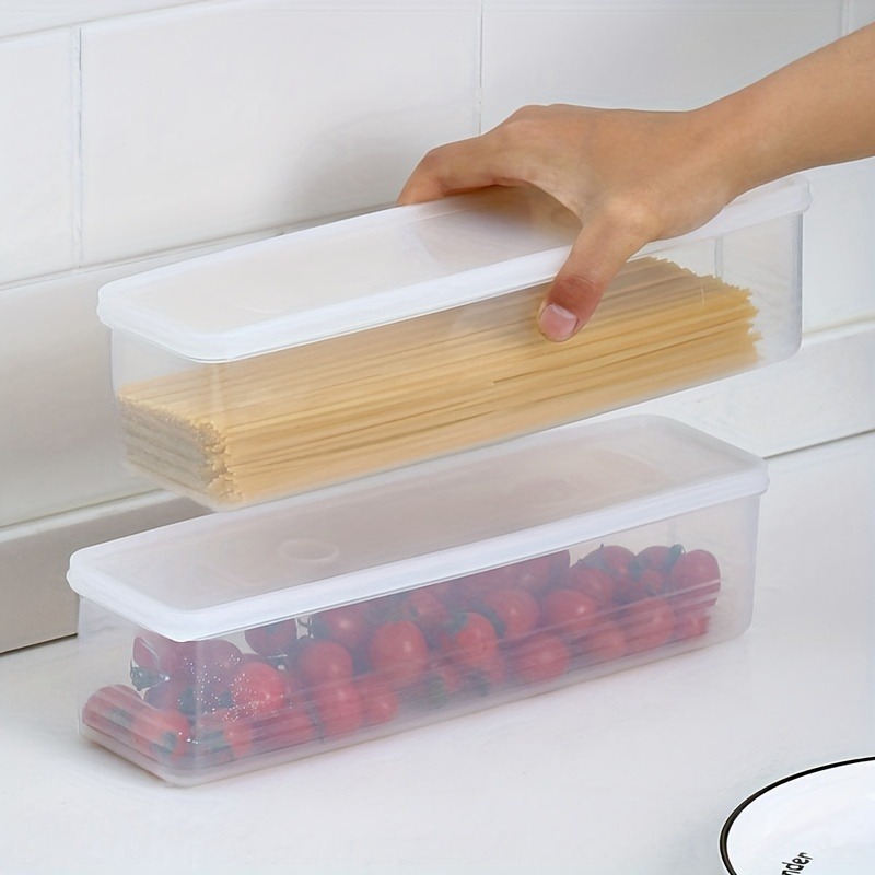 Contenedores Rectangulares Largos para Alimentos 4 Unidades Organizador de Nevera | prologyc.es | repuestos.prologyc.es