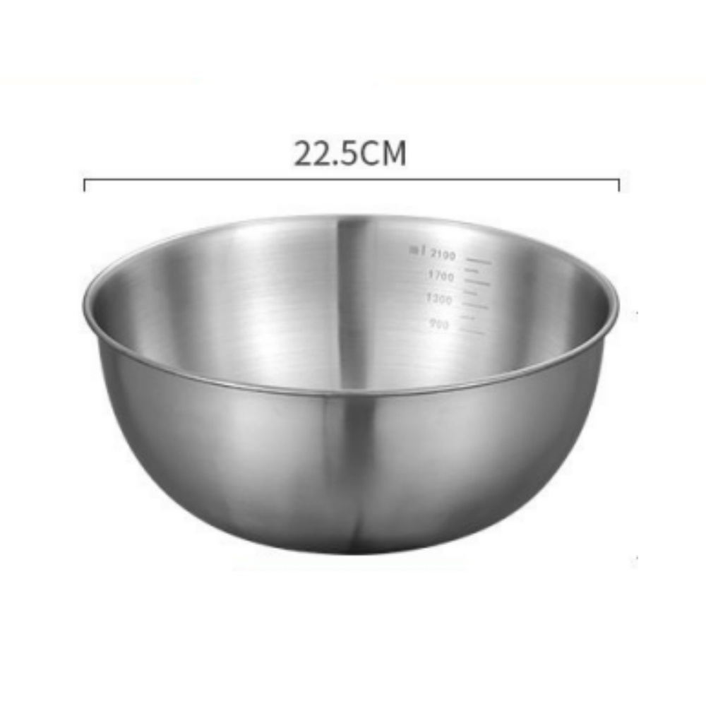 Juego de Cuencos de Acero Inoxidable con Escala Medidora para Cocina y Repostería | prologyc.es | repuestos.prologyc.es