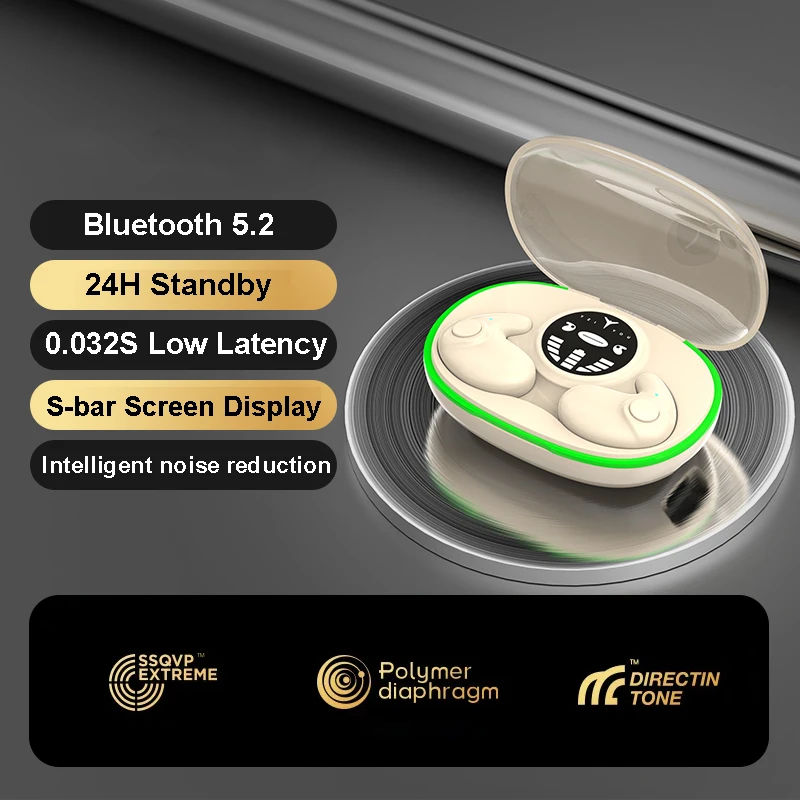 Auriculares Invisibles Bluetooth 5.3 para Dormir IPX5 | prologyc.es | repuestos.prologyc.es