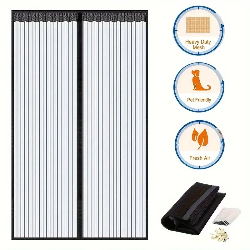Mosquitera Magnética para Puerta con Cierre Automático | prologyc.es | repuestos.prologyc.es