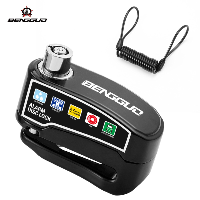 Candado de Disco Antirrobo con Alarma 110 dB para Moto y Scooter | prologyc.es | repuestos.prologyc.es
