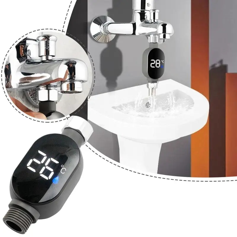 Termómetro Digital LED para Ducha y Grifo | prologyc.es | repuestos.prologyc.es