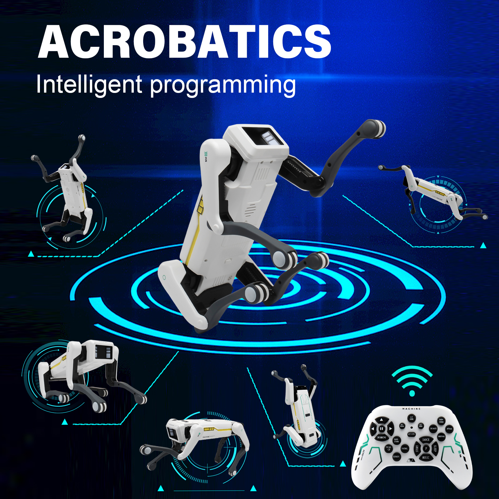Perro Robot Inteligente AI con Control por Voz y App | prologyc.es | repuestos.prologyc.es