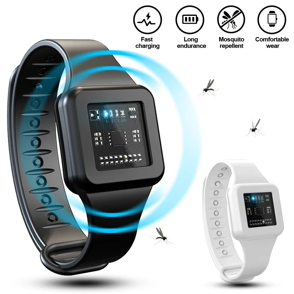Pulsera Ultrasónica Antimosquitos Recargable con Frecuencia Ajustable | prologyc.es | repuestos.prologyc.es