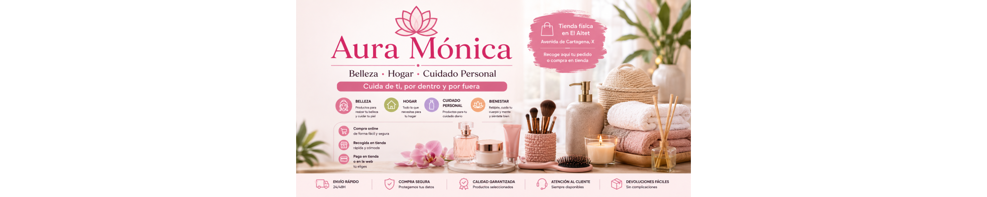 Aura Mónica – Belleza, Hogar y Cuidado Personal | prologyc.es